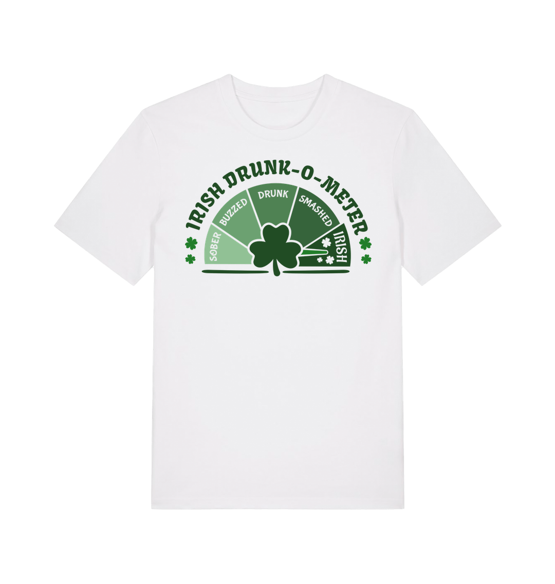 White Printed T-shirt Front